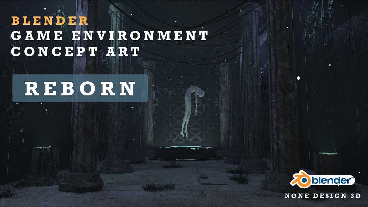 Blender Concept Art Environment Design / Blender 3.5 - YouTube