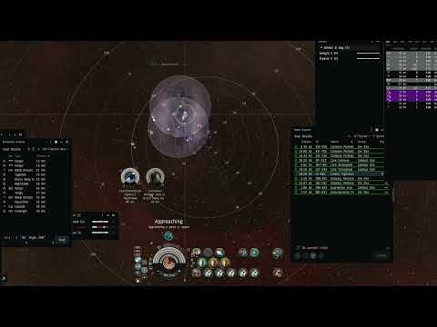 Eve Online - 4 Vargurs fought off a gang - C5 wormhole