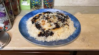 White Rice with Caramelized Onion | عيش فرقاعه