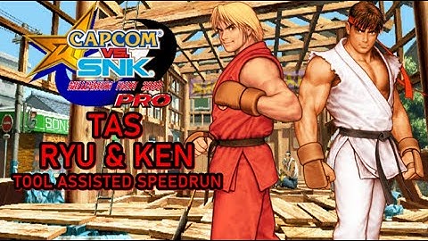 ( TAS ) CAPCOM VS SNK PRO MILLENNIUM FIGHT 2000 - RYU & KEN
