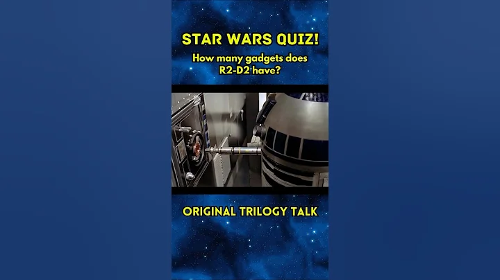 Star Wars Quiz: How Many Gadgets Does R2-D2 Have in the Original Trilogy? #shorts