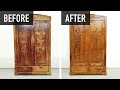 How to restore an old wardrobe