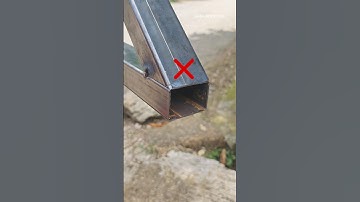 many people make mistakes in welding square tube joints #welding #ironwelding #cuttingskills #shorts