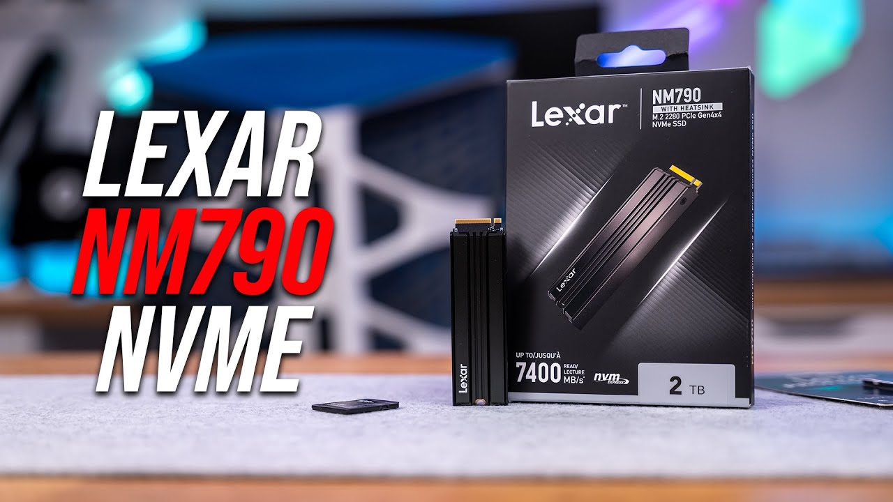 Test SSD NVMe LEXAR NM790 4 To : 219 euros et 7400 Mo/sec