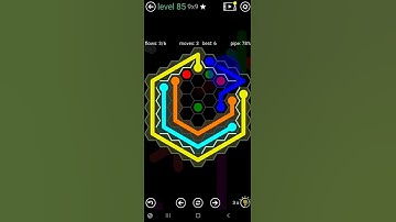 How To Solve Flow Free Hexes Courtyard Pack Level 85 9x9 Board Walk Through Solution Walkthrough