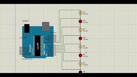 Proteus - 2.Simulasi Arduino UNO led berkedip