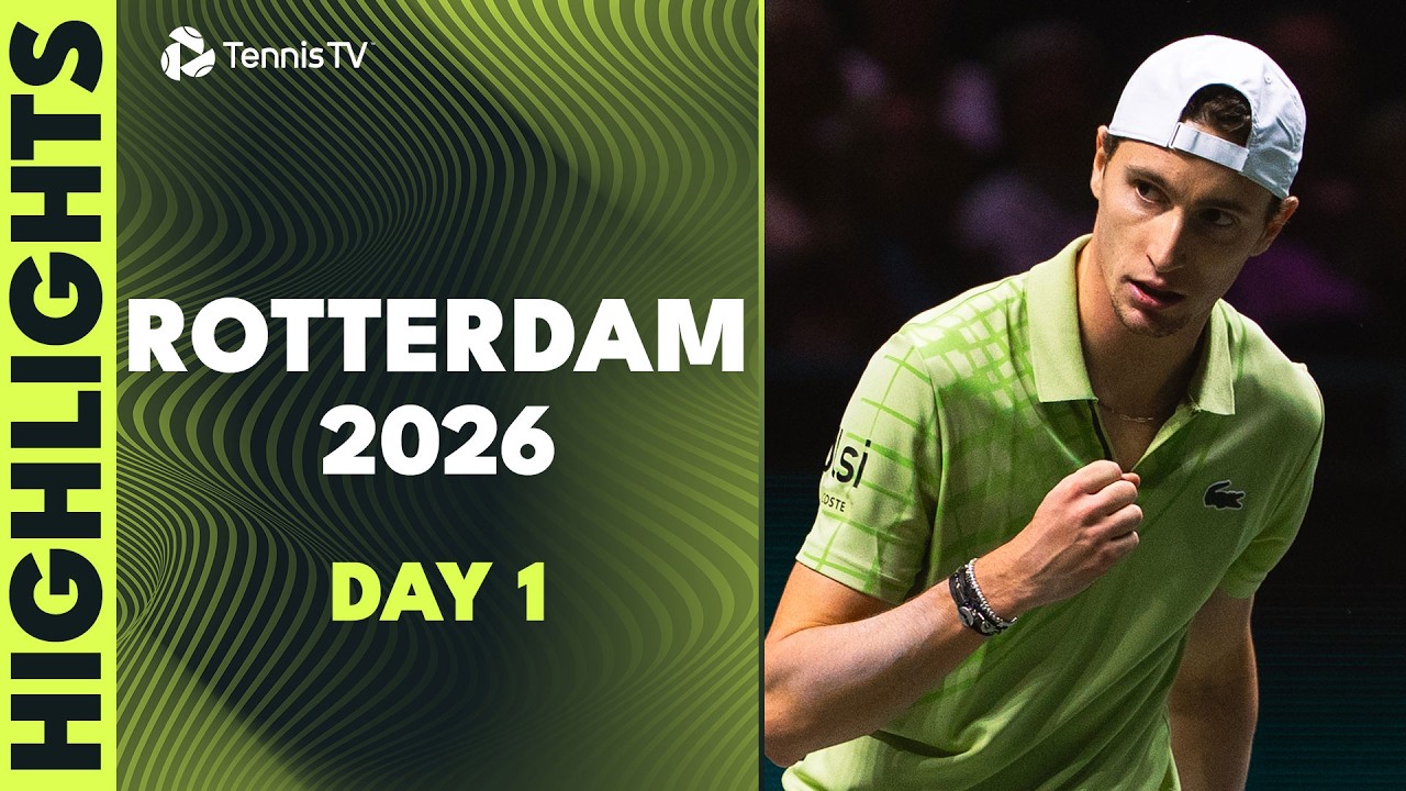 Norrie, Medvedev, Humbert & van de Zandschulp in Day 1 Action 📍 | Rotterdam Day 1 Highlights