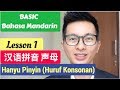 Lesson 1 belajar hanyu pinyin bahasa mandarin huruf konsonan  