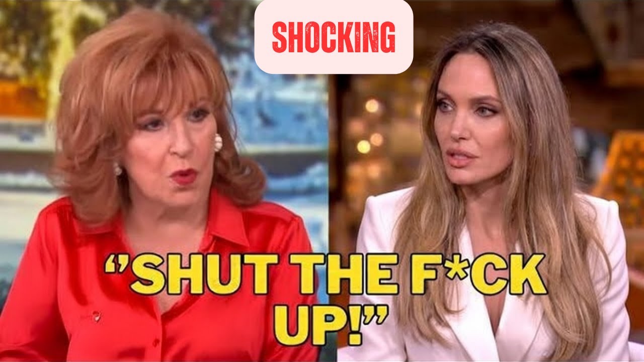 Angelina Jolie STORMS OFF The View After Heated Argument With Joy Behar | Live TV Clash