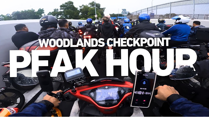 Riding to the World's Busiest Land Border Crossing - Woodlands Checkpoint