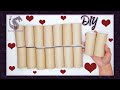 Diy Reciclaje Creativo con tubos de cartòn / corazón de chocolates