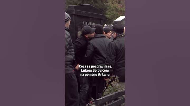 🔴 Ceca se pozdravila sa Lukom Bojovićem na pomenu Arkanu! 😱 Evo kako je izgledalo!