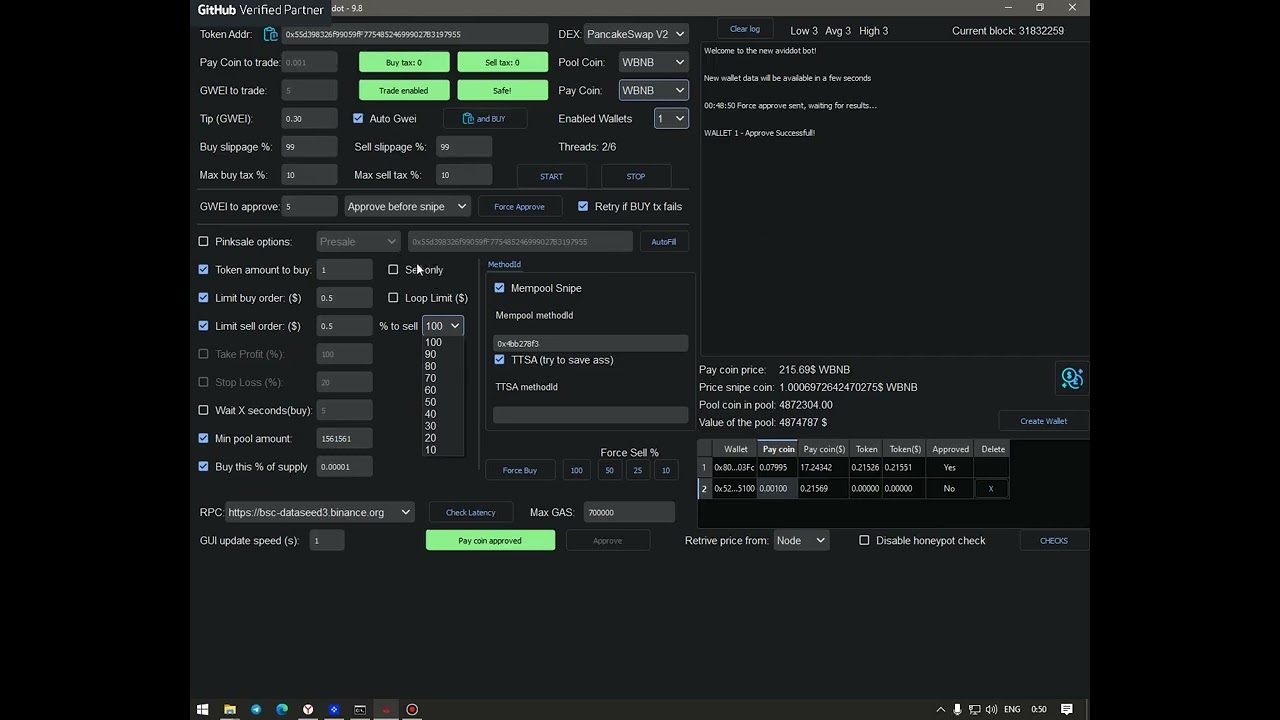 DEFI BOT ｜ +400$ Per DAY ｜ Pancakeswap Bot ｜ Bsc Bot ｜ Eth Bot ｜ Pancakeswap Sniper Bot ｜ Crypto Bot