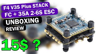 NEW F4 V3S PLUS Flight Controller Unboxing - F4 FPV