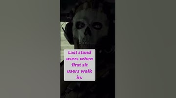 Last Stand Users When First Sit Users Walk in: #cod #callofduty #modernwarfare2 #warzone2 #shorts