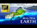 Belle terre les endroits les plus incroyables de la plante 8k ultra  musique relaxante piano