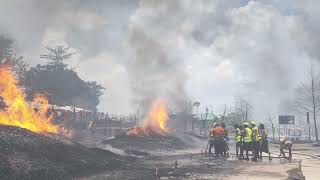 Fire Destroys Shelters in Rohingya Refugee Camp