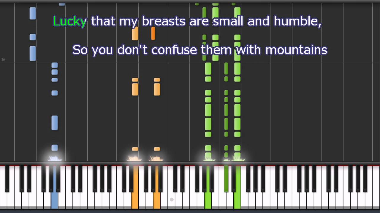 Whenever, Wherever on Synthesia - Karaoke - Lyrics