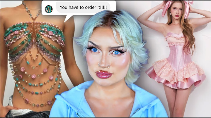 I ordered from Online shops my Followers sent me… (they did me dirty)