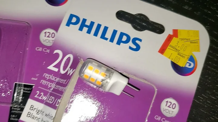 G8 and G9 LED Bulb replacement