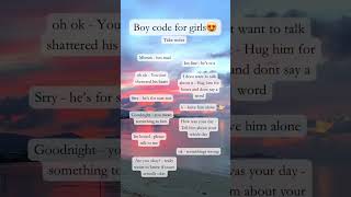 Boy Code For Girls… #youtubeshorts #funny #trending #shorts Profile