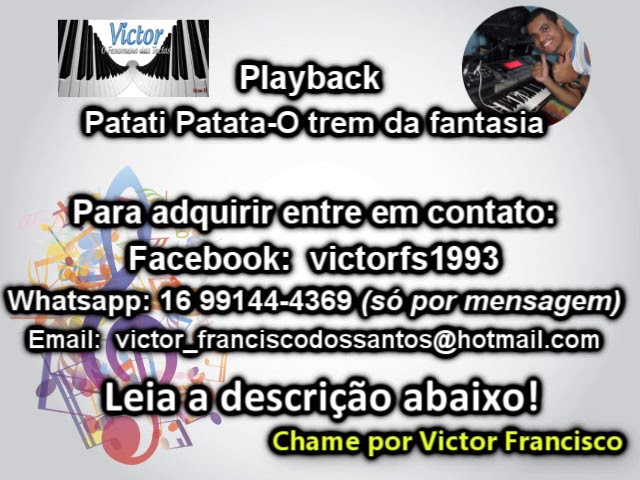 PATATI PATATA O TREM DA FANTASIA PLAYBACK