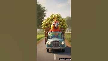big parrot planting a guava tree on railway track #ai #parrot #tree #railway