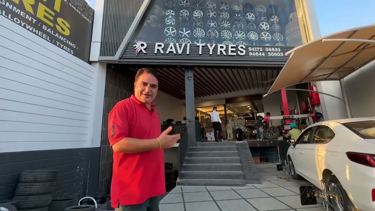 NO 1 showroom of tyres and wheels in amritsar. BIG ALLOY WHEELS. RAVI ...