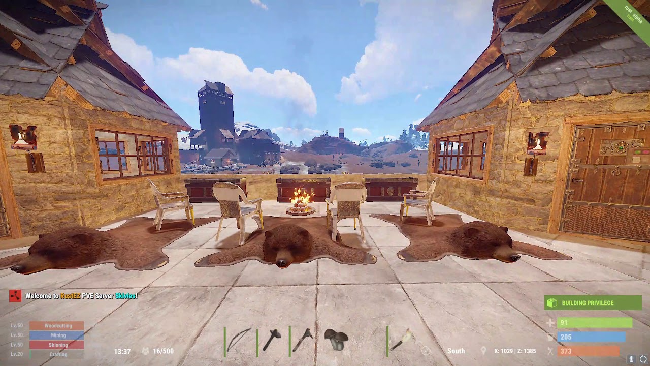 RustEz Survival Base - October 2017 - YouTube