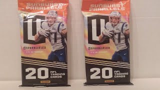 2019 Panini Unparalleled Football Card Value Packs Opening
