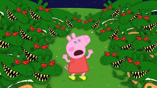 Mom!! Help me! Will Peppa escape the monsters | Peppa Pig Funny Animation