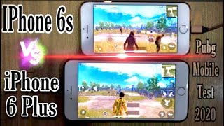 iPhone 6s vs iPhone 6plus PUBG test || Graphics , smoothness and sound test 2020