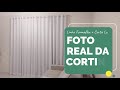 Cortina linho formaflex  forro corta luz