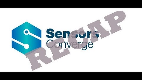 Sensor Converge Recap 2022 youtube