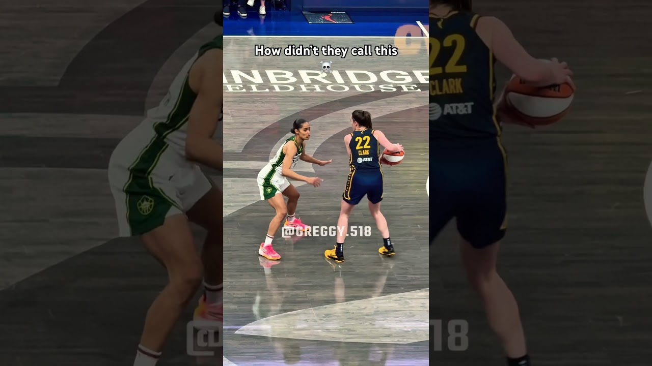 Was this a travel? #basketball #caitlinclark