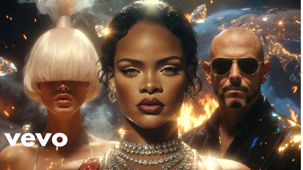 Rihanna ft Sia and Pitbull - Diamonds in the fire (Official video 2026)