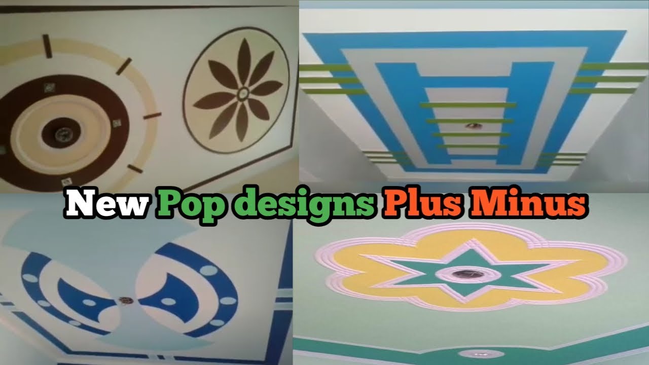 New Pop Designs Plus Minus False Ceiling Designs