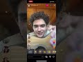 Joshua Bassett’s Live on Instagram (3/18/2020)