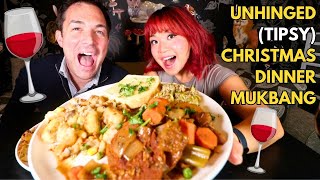 EAT CHRISTMAS DINNER WITH US (VEGAN MUKBANG) | Munching Mondays Ep.127
