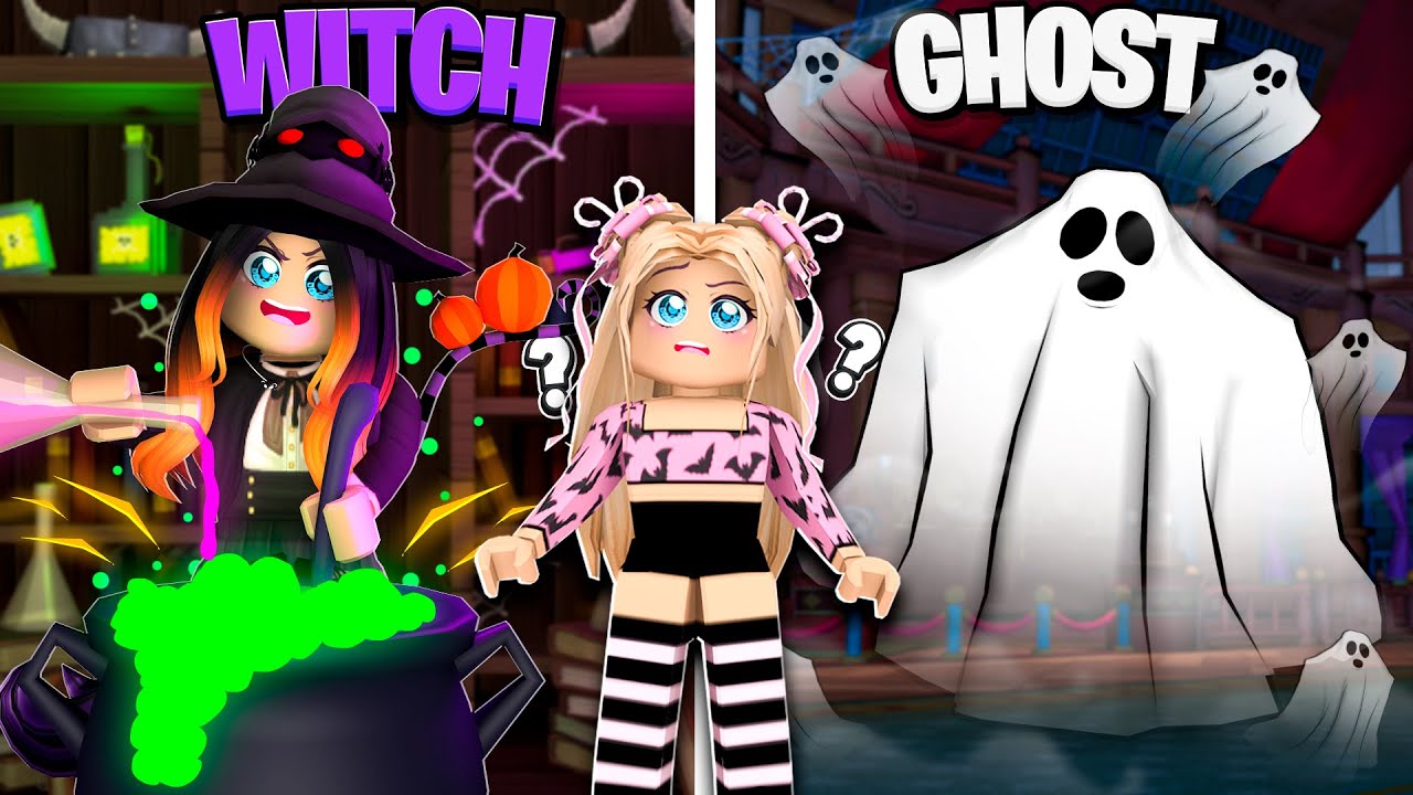 THE GIRL HAS A GHOST FRIEND  Brookhaven RP Stories 🏡 Roblox 