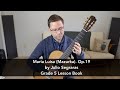 Maria Luisa (Mazurka), Op.19 by Sagreras & Lesson for Classical Guitar