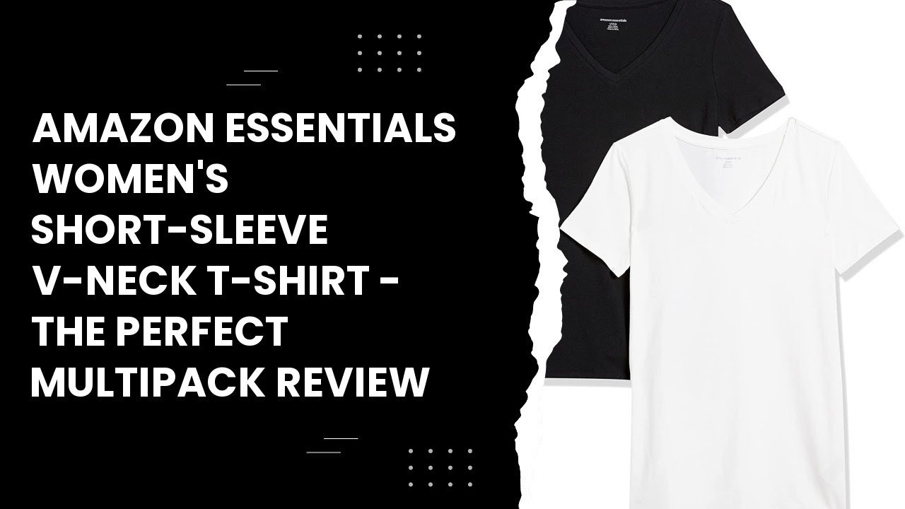 Amazon Essentials Women's Short-Sleeve V-Neck T-Shirt - The Perfect Multipack Review