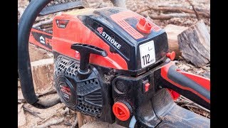 Four stroke chainsaw, first use and impressions