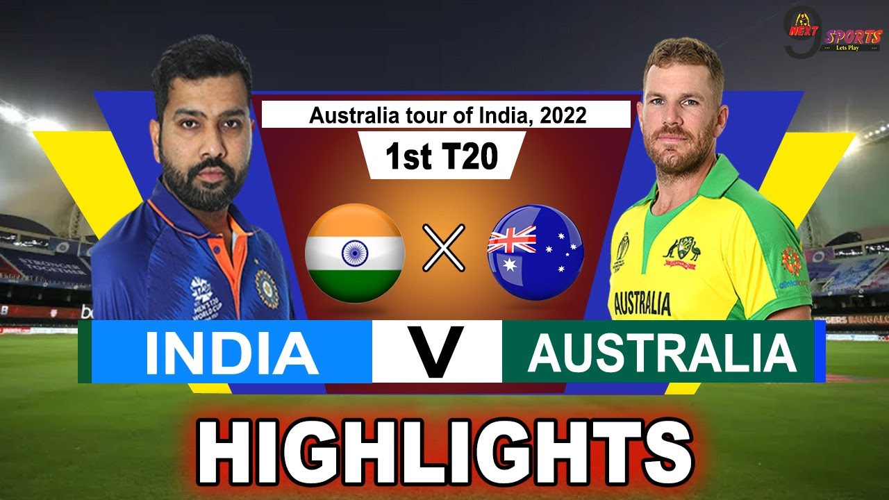 tricky ubehagelig ler IND vs AUS 1st T20 HIGHLIGHTS 2022 | INDIA vs AUSTRALIA 1st T20 HIGHLIGHTS  2022 - YouTube