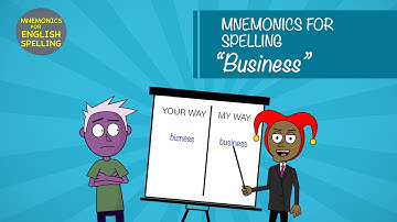 Mnemonics for English Spelling - Memory Tricks for Spelling 