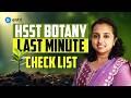 HSST BOTANY LAST MINUTE CHECK LIST |HSST | TEACHING EXAMS