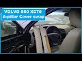 Volvo S60 XC70  A-pillar fabric trim swap to plastic trim 2001-2009