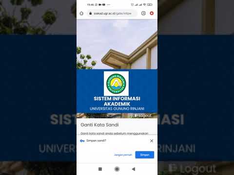 Cara login di siakad.ugr.ac.id