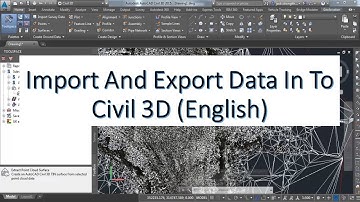 import and export of points to civil 3D (English)