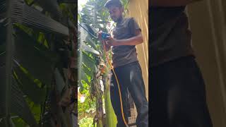 HOW TO CREATE VACUUM AND R22 GAS CHARGING IN OUTDOOR UNIT #gascharging #plugable #chargingdock